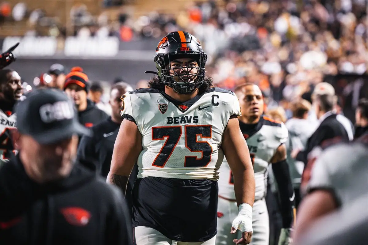 2024 NFL Draft Scouting Report Oregon State OT Taliese Fuaga