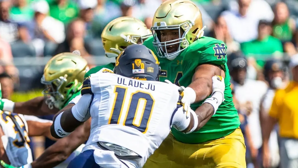 2024 NFL Draft Scouting Report Notre Dame OT Blake Fisher